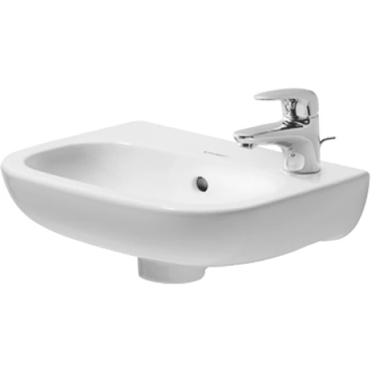 Duravit D-Code Kézmosó 36x27cm túlfolyóval csaplyuk nélkül 07053600002