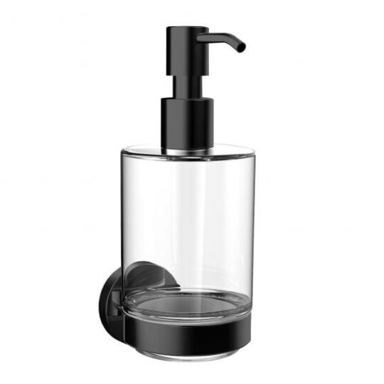 Emco Round folyékony szappan adagoló, fekete, 432113300