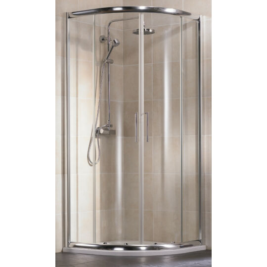 HSK Imperial negyedköríves zuhanykabin, króm, 90x90x185cm, 155090550/185