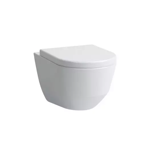 Laufen Pro Rimless Compact fali WC mély öblítésű, rejtett rögzítéssel 8.2096.5.000.000.1