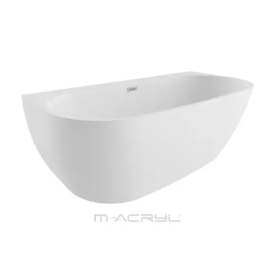 M-Acryl Avalon szabadonálló akril kád 170x80cm + Láb + Előlap(fehér) 12475