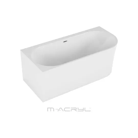 M-Acryl Balance akril kád 160x75cm bal + Láb + Előlap(fehér) 12491