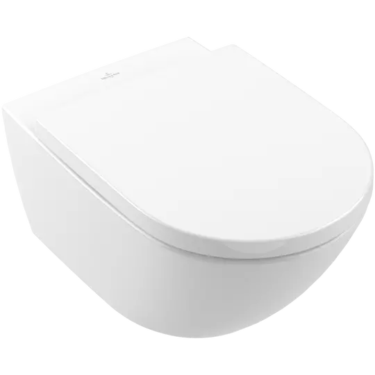 Villeroy &amp; Boch Subway 3.0 fali WC ülőkével, alpin fehér, 4670TS01