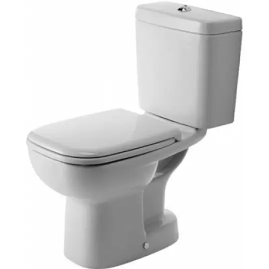 Duravit D-Code Álló WC kombináció mélyöblítésű alsó kifolyás ráültetett öblítőtartálynak kialakítva 21110100002