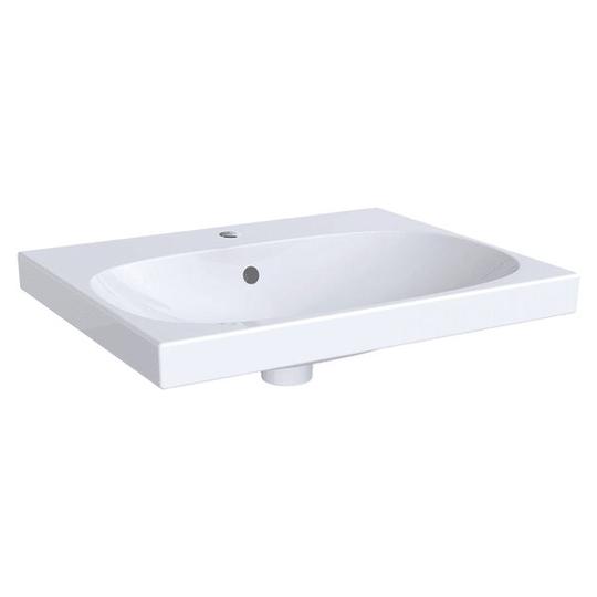 Geberit Acanto mosdó 60x48cm csaplyukkal túlfolyóval 500.620.01.2