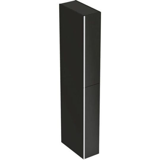 Geberit Acanto 2 fiókos magas szekrény, fekete színben, 173x22cm, 500.638.16.1