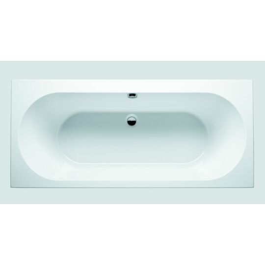 Riho Carolina egyenes akril fürdőkád, kádláb, le-és túlfolyó nélkül, 170x80cm, B055001005