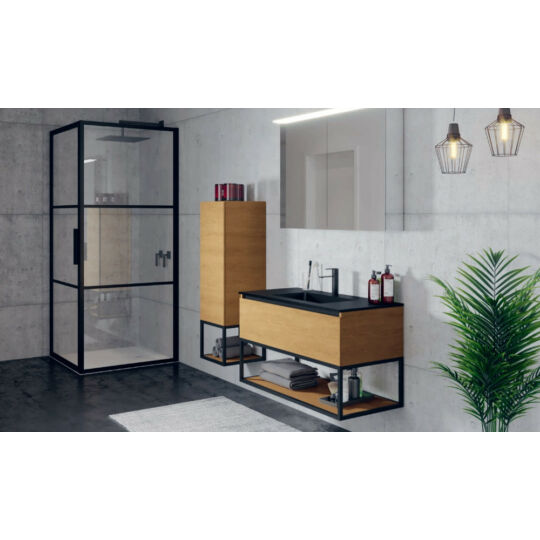 Riho Grid GB201 szögletes zuhanykabin, biztonsági üveggel, 90x90x200cm, G004011121