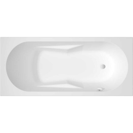 Riho Lazy Plug &amp; Play fürdőkád, kádlábbal, elő- és oldallappal, jobbos kivitelben, le- és túlfolyó nélkül 170x75cm, B079005005