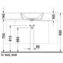 Kép 3/4 - Duravit Starck 1 Ráültethető mosdó átm.53cm műszaki rajza