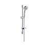 Kép 1/3 - Hansgrohe Croma 100 Multi zuhanyszett, 65 cm-es zuhanyzórúddal, 1,6m-es MetaFlex zuhanycsővel, 27775000