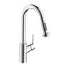 Kép 1/3 - Hansgrohe Talis S2 Variarc Egykaros kihúzható konyhai csaptelep króm 14877000