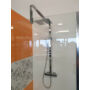 Kép 2/2 - HSK Walk In Square üvegfal és zuhanyzószett, zuhanytálca nélkül, 100x100cm 1610100.41.50