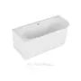 Kép 1/4 - M-Acryl Balance akril kád 160x75cm bal + Láb + Előlap(fehér) 12491