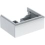 Kép 1/3 - Geberit iCon 1 fiókos alsó szekrény, mosdó nélkül, 74x47cm, fényes fehér színben, 840275000