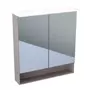 Kép 1/2 - Geberit Acanto szekrény, tükörrel, világítással, 75x83cm, 500.645.00.2