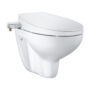 Kép 1/5 - Grohe Bau Ceramic perem nélküli fali wc, ülőkével, 3965SH0