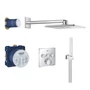 Kép 1/3 - Grohe Grotherm SmartControl falsík alatti termosztátos zuhanyrendszer, króm, 34706000