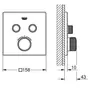 Kép 2/2 - Grohe Grotherm SmartControl termosztát műszaki rajza