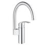 Kép 1/3 - Grohe Eurosmart 2015 OHM Mosogató csaptelep magas íves króm 33202002