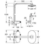 Kép 2/4 - Grohe Rainshower SmartControl termosztátos zuhanyrendszer műszaki rajza