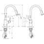 Kép 2/3 - Hansgrohe Talis S2 Variarc Egykaros csaptelep műszaki rajza