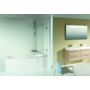 Kép 3/4 - Riho Delta aszimmetrikus akril fürdőkád,  láb, le-és túlfolyó nélkül, jobbos, 160x80cm, BB8300500000000